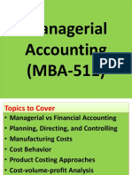 Managerial Accounting - Teshale