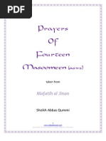 Download Prayers of Masoomeen asws by Wilayat Mission SN39534661 doc pdf