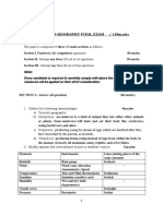 TOURISM GEOGRAPHY FINAL EXAM REVIEW