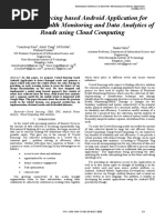 Android Application For Structural Health Monitoring and Data Analytics of Roads PDF