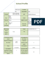 school profile  1 