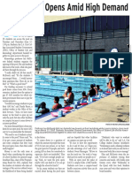 Pool Access Opens Amid High Demand: Sports 12