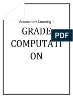 Grade Computati ON: Assessment Learning 1