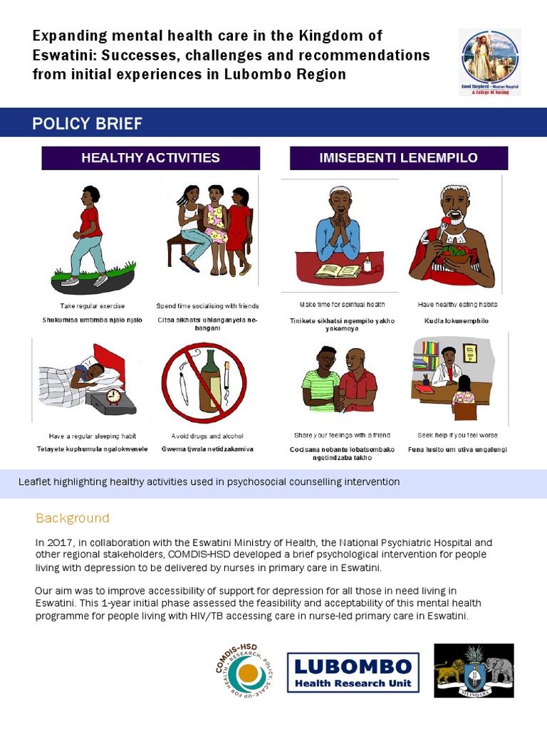 Expanding Mental Health Care in The Kingdom of Eswatini: Successes