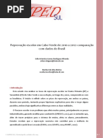 Reprovação escolar em Cabo Verde de 2010 a 2012