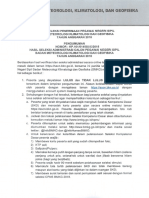 Pengumuman Seleksi Administrasi CPNS 2018 PDF