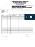 Daftar Bukti Pelaksanaan Kompensasi PDF