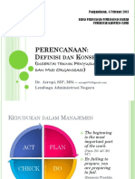 Perencanaan Definisi Dan Konsep Disertai Teknik Penyusunan Visi Dan Misi PDF