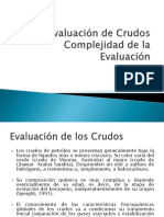 Evaluacion de Crudos