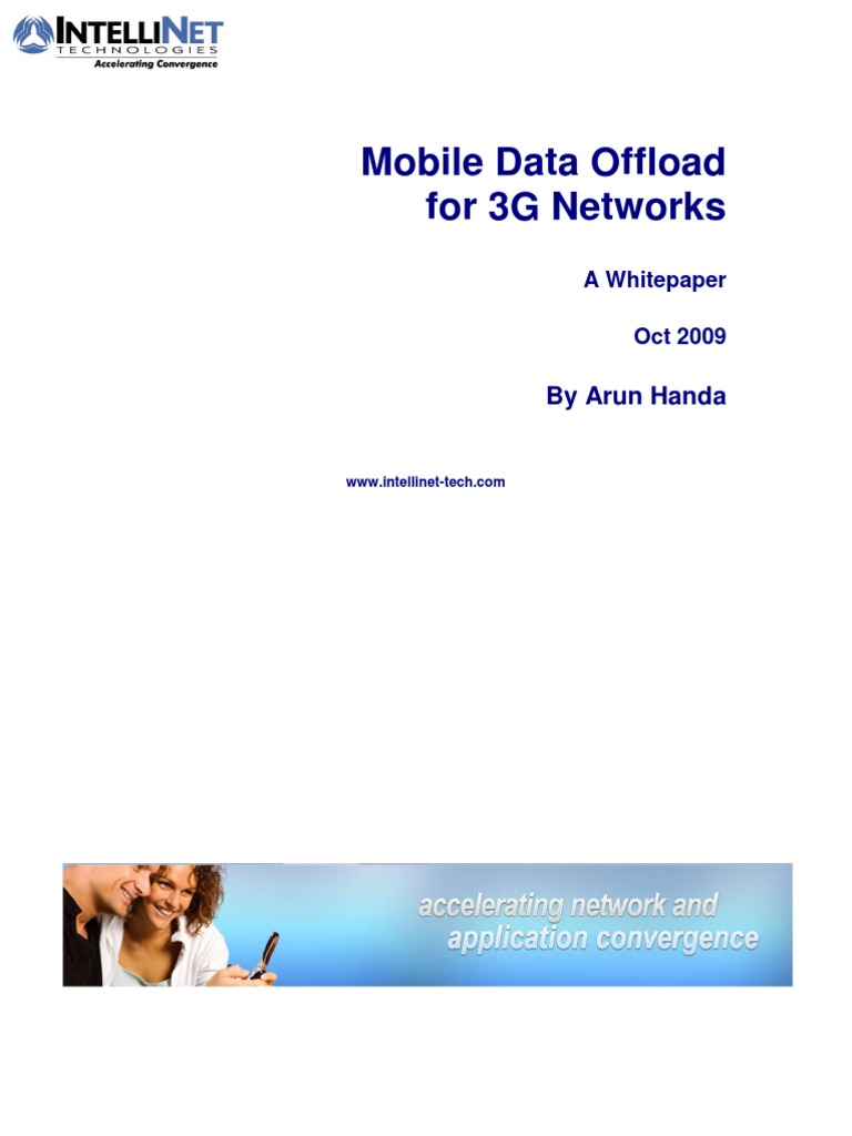 Mobile Data Offload For 3G Networks: by Arun Handa | PDF