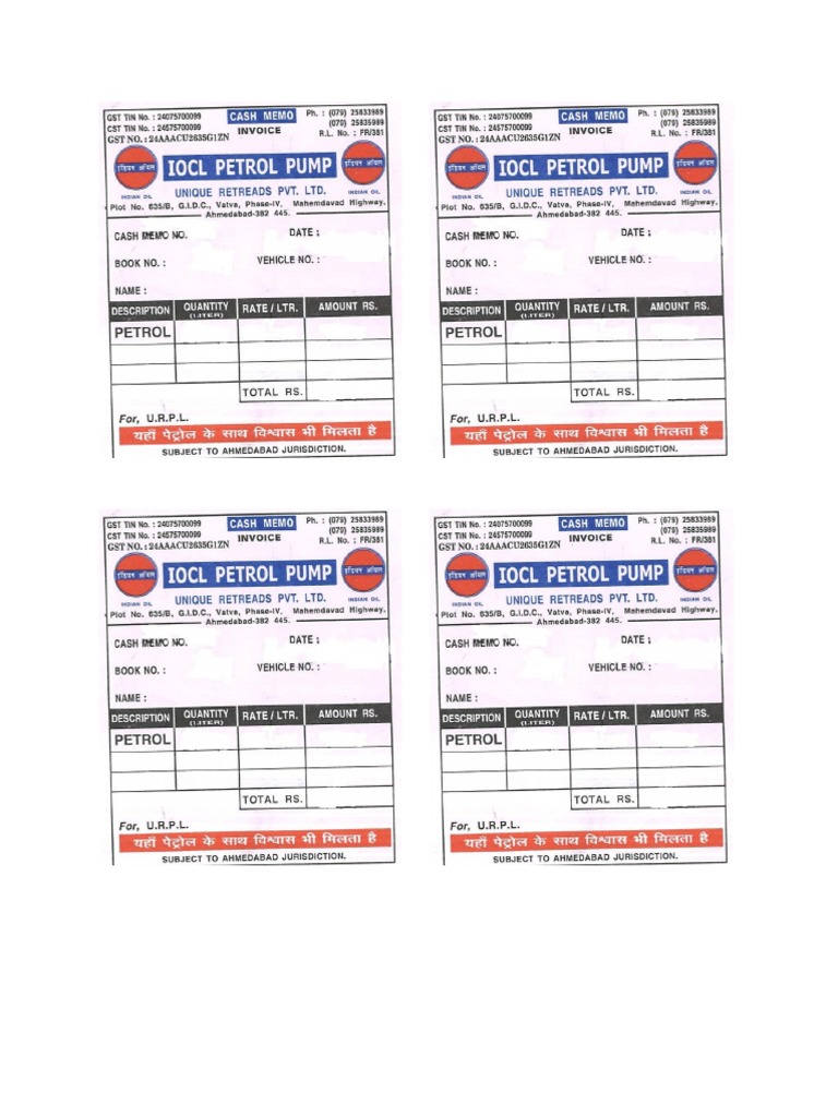 petrol bill