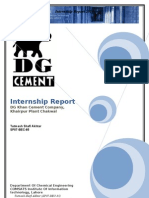 DG Cement Khairpur Internship Report (More Info Added and More Explained)