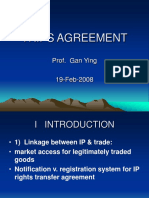Trips Agreement: Prof. Gan Ying