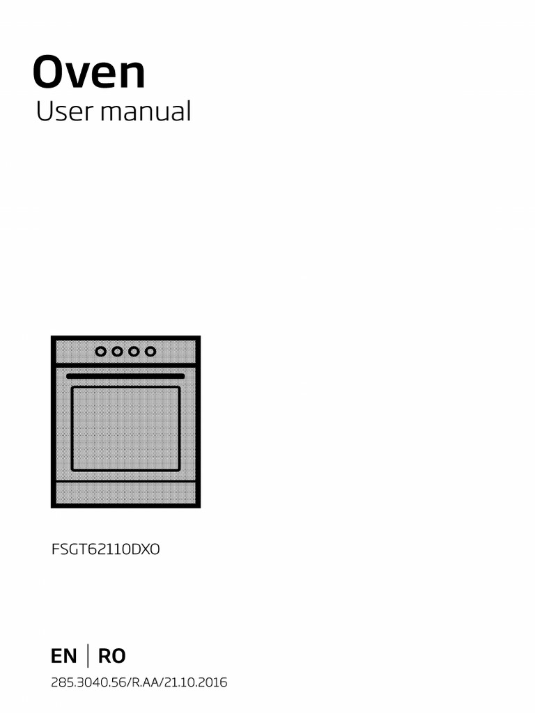 Manual De Utilizare Fsgt62110dx0