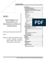 Educación especial: conceptos, evaluación e integración