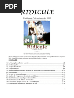 Dossier Pédagogique D'après Le Film Ridicule PDF