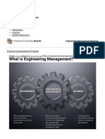 What Is Engineering Management?