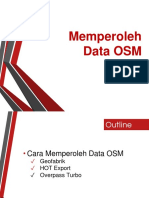 Memperoleh data OSM