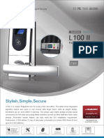 L100 II Fingerprint & RFID Lock Provides Stylish, Simple and Secure Access