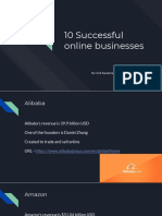 10 Successful Online Businesses
