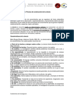 1.2 Y 1.3 Proceso de Construcción de La Ciencia