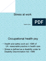 Managing Occupational Stress