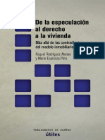 Especulación y Vivenda en España Libro PDF