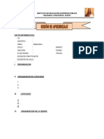Estructura Sesion Aprendizaje PDF