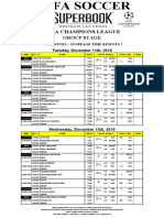 Uefa Champions League: Group Stage