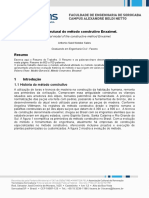 Modelo estrutural do método construtivo Enxaimel