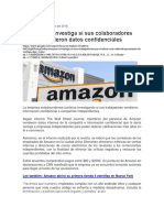 Amazon Investiga Si Sus Empleados Vendieron Informacion