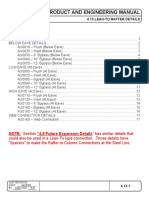 Product and Engineering Manual: 4.13 Lean-To Rafter Details