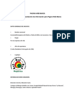 Formulario para Pagina Web Basica