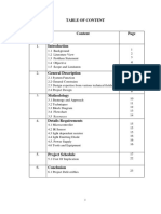 Smart Street Light System Table of Contents