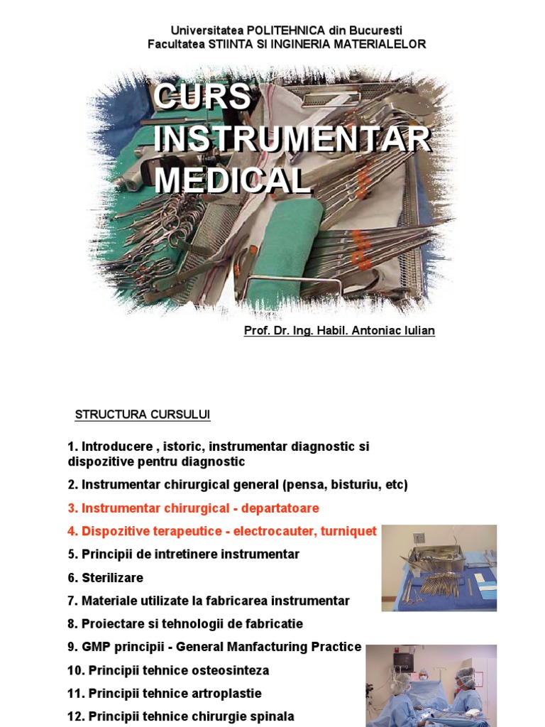 Curs10 Instrumentar | PDF