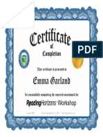 Rhworkshop Certificate-Emma Garland