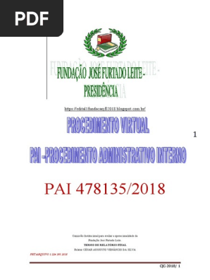 Prt 1.224.195 Relatório Final 2018 FUNDAÇÃO