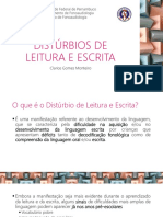 Distúrbios de Leitura e Escrita