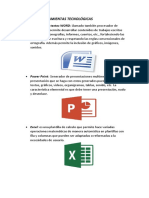 Clases de Herramientas Tecnológicas