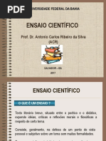 ensaio cientifico