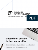 1 Gestion de Proyectos - MACO 2017-I - UTP