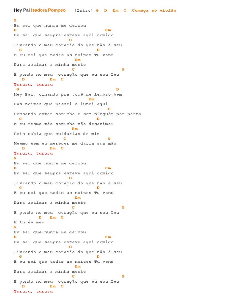 Letra da música 