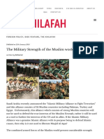 The Military Strength of the Muslim World