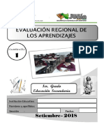 Examen Regional de Matematica ECE 2018