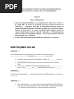 Regulamento de condomínio