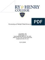 Prevention of Medial Tibial Stress Syndrome