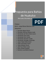 Propuesta Para Bahías de Huatulco