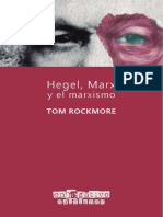 Tom Rockmore - Hegel, Marx y El Marxismo