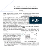 Application of Differential Protection To Long Power Cables-Cable Modelling and Charging Current Compensation Methods