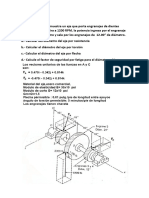 Diseño de ejes para transmisiones de potencia: cálculos de diámetro, tensiones y factor de seguridad